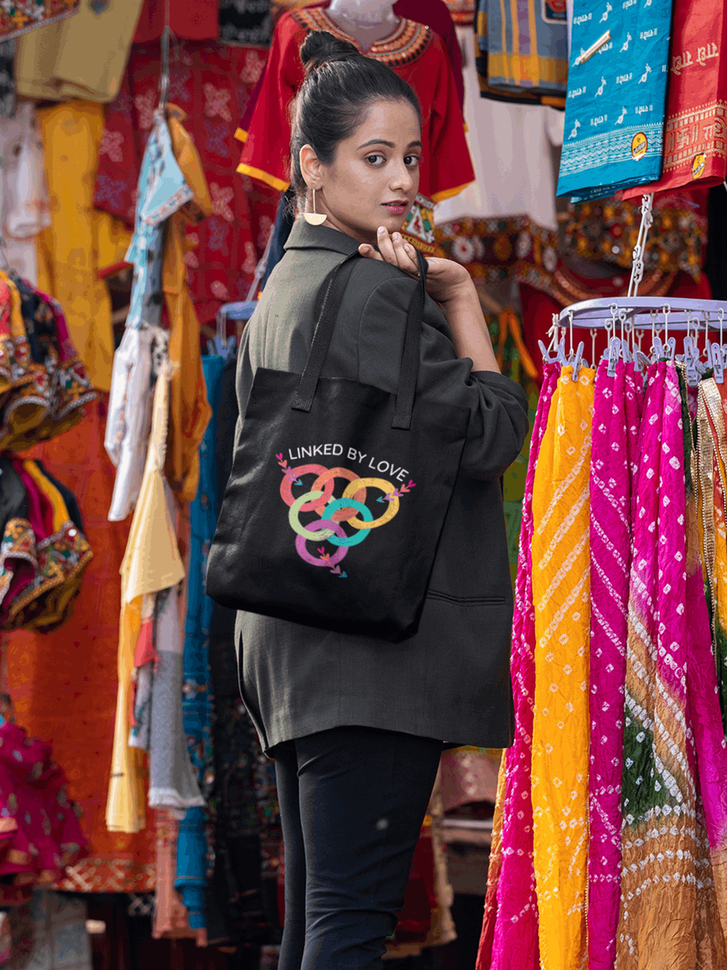 sacosa textila lgbt linked by love hay creations