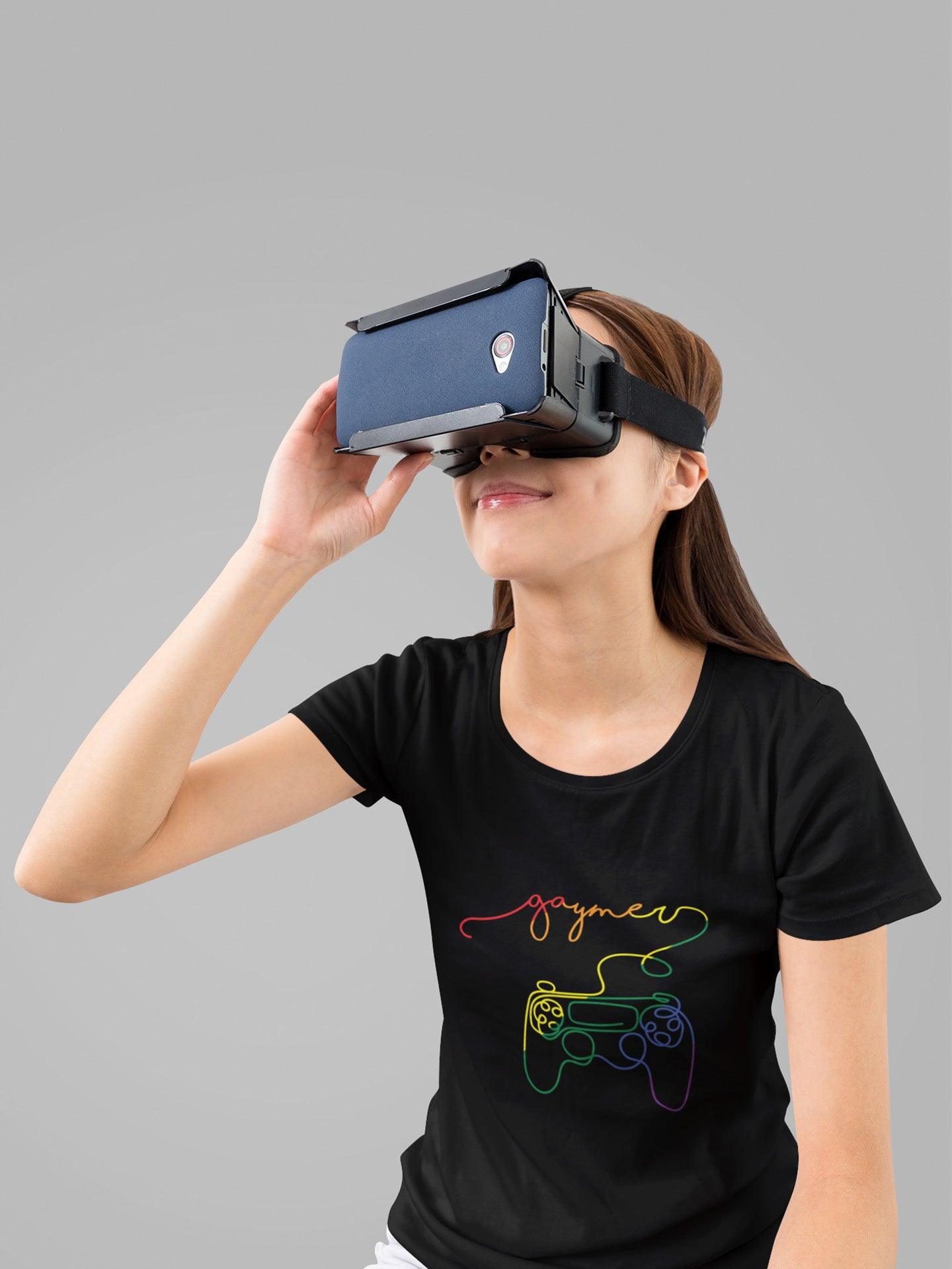 tricou bumbac organic lgbt gaymer hay creations