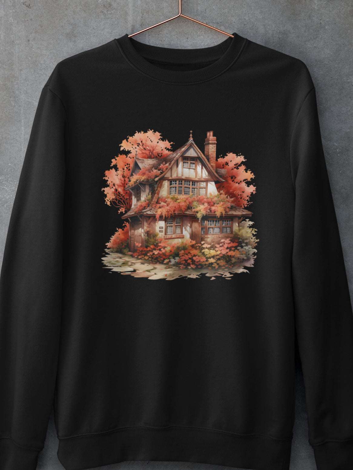 bluza-cu-maneca-lunga-bumbac-premium-organic-vegan-toamna-autumn-femei-hay-creations-Autumn-Getaway-neagra