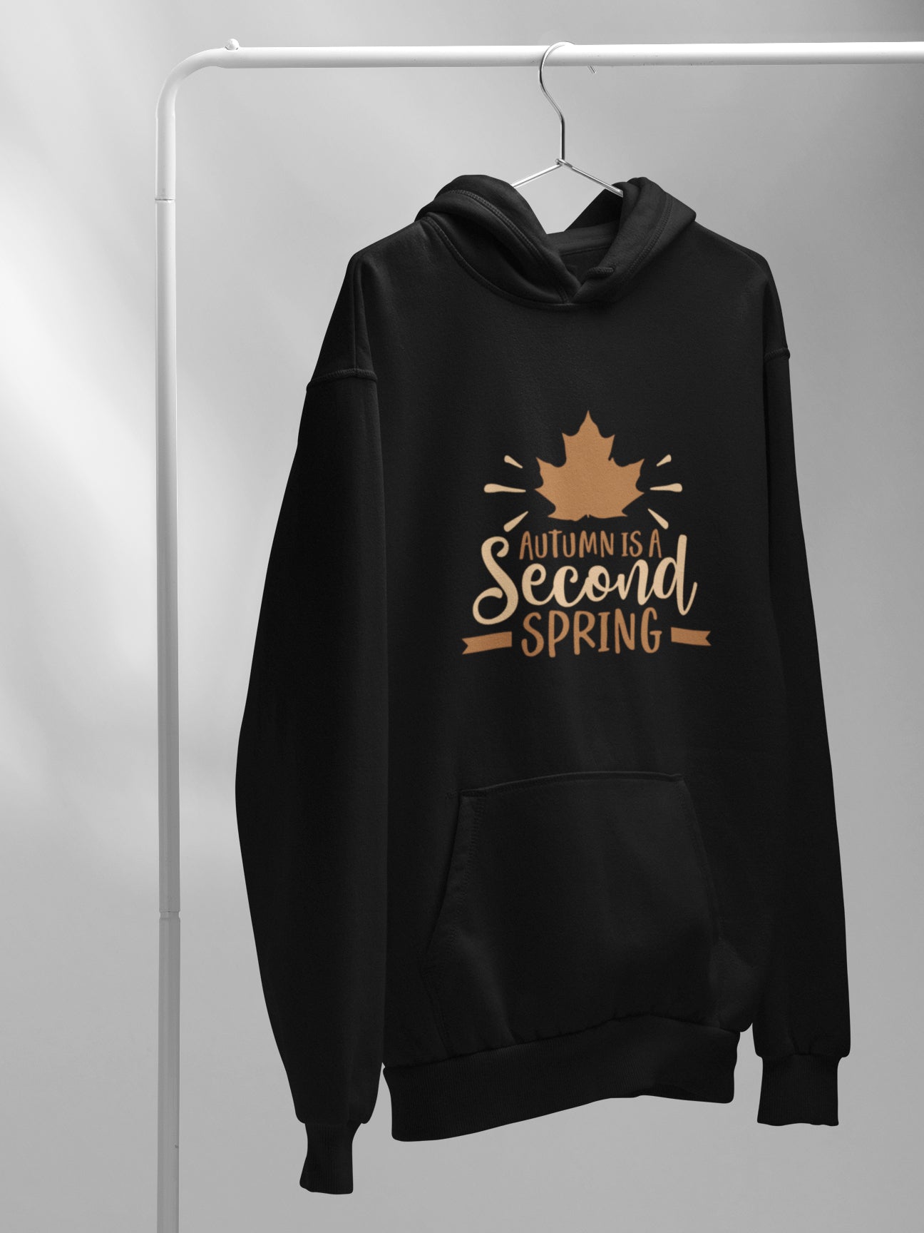 hanorac-bumbac-premium-organic-vegan-toamna-autumn-femei-hay-creations-hoodie-autumn-is-a-second-spring-negru