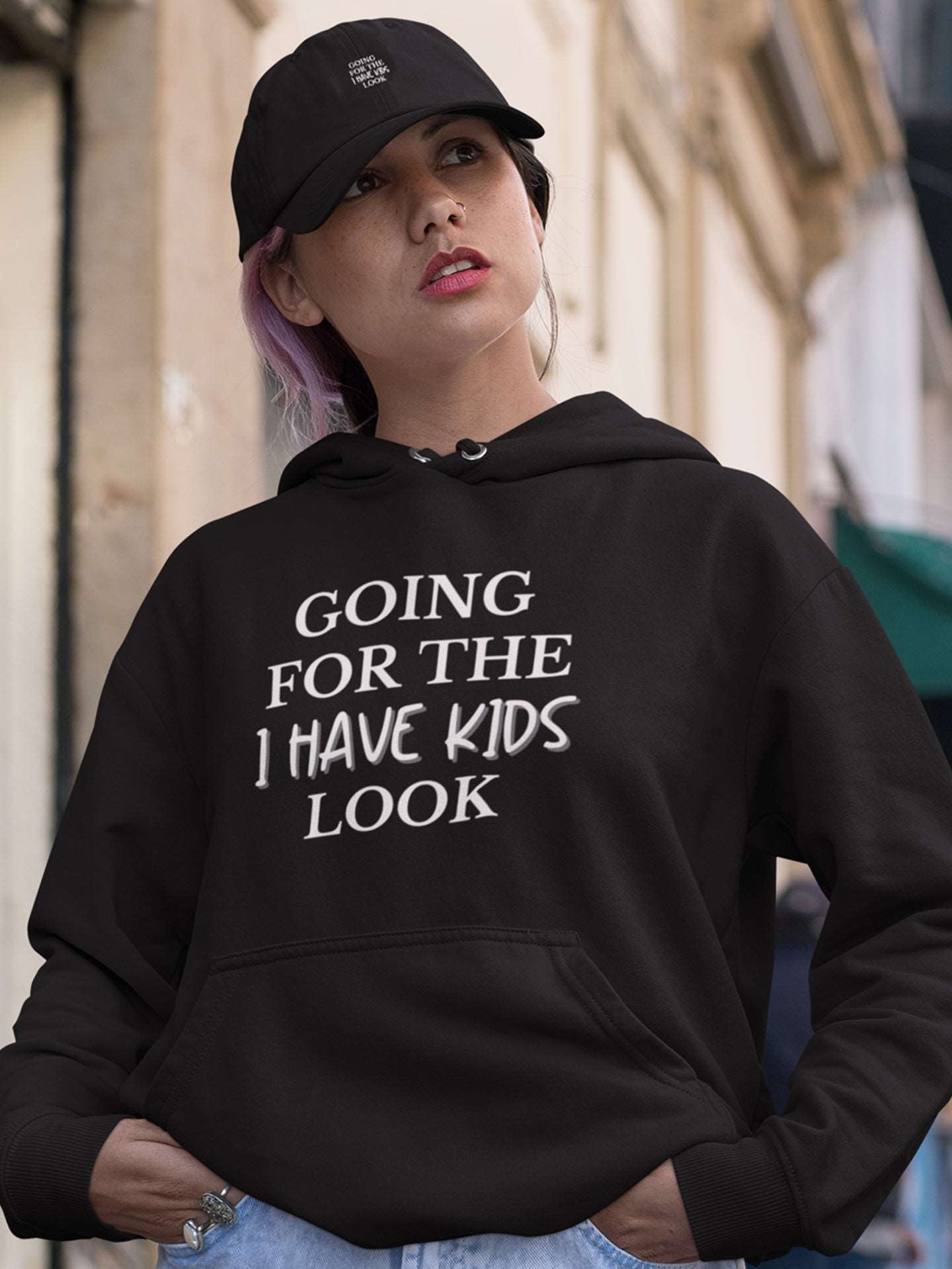 hanorac-femei-bumbac-premium-going-for-the-I-have-kids-look-ziua-mamei-hay-creations-alb