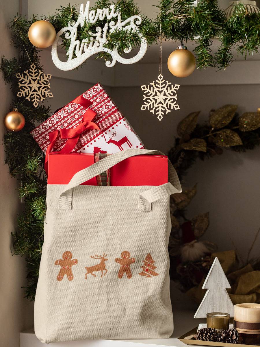 sacosa_textila_bumbac_organic_premium_vegan_cadou_Craciun_Secret_Santa_festive-gingerbread