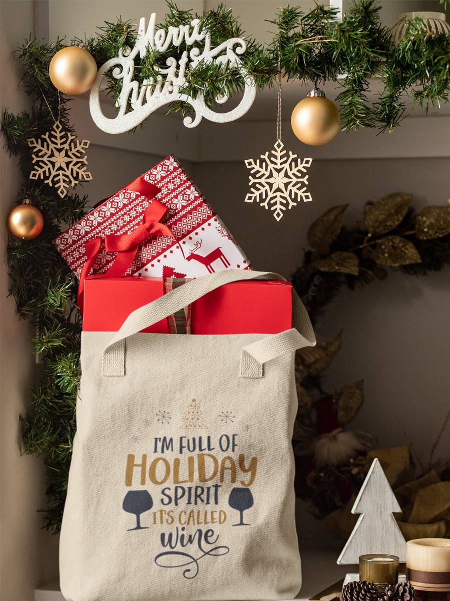 sacosa_textila_bumbac_organic_premium_vegan_cadou_Craciun_Secret_Santa_hay_creations_bej_wine_is_the_spirit
