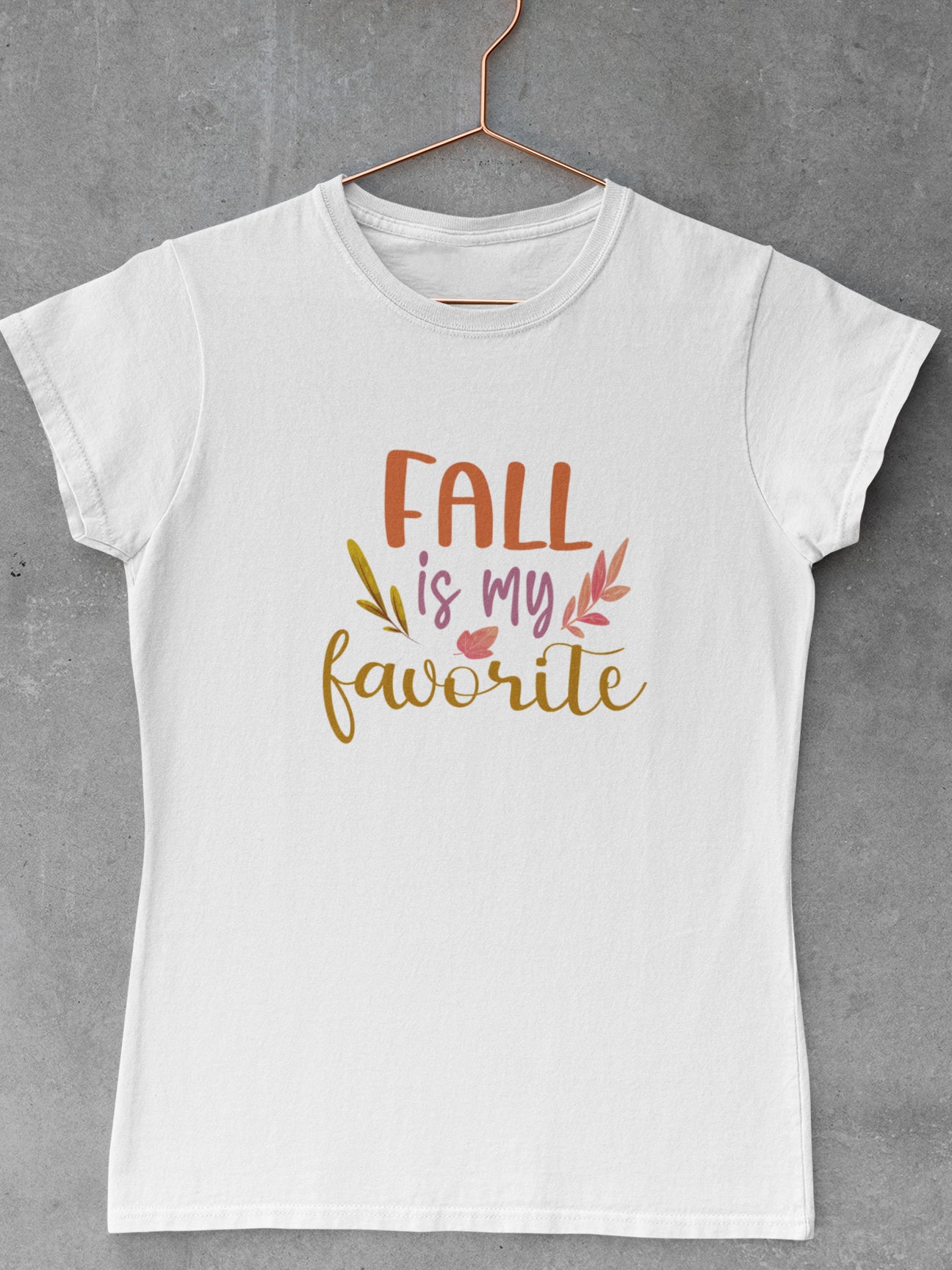 tricou-bumbac-organic-premium-vegan-alb-femei-toamna-autumn-hay-creations-fall-is-my-favorite
