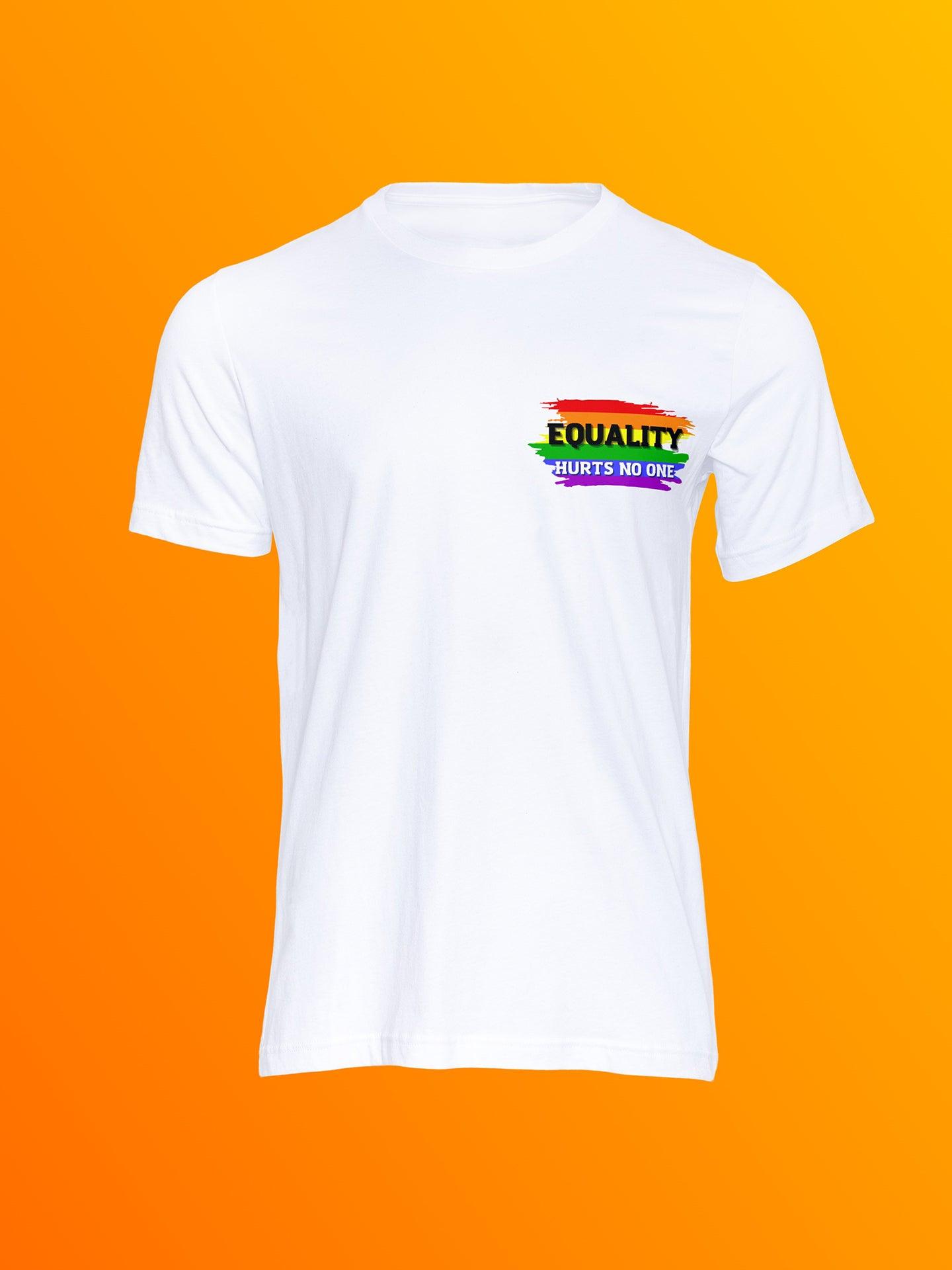 tricou lgbt equality hurts no one rainbow flag