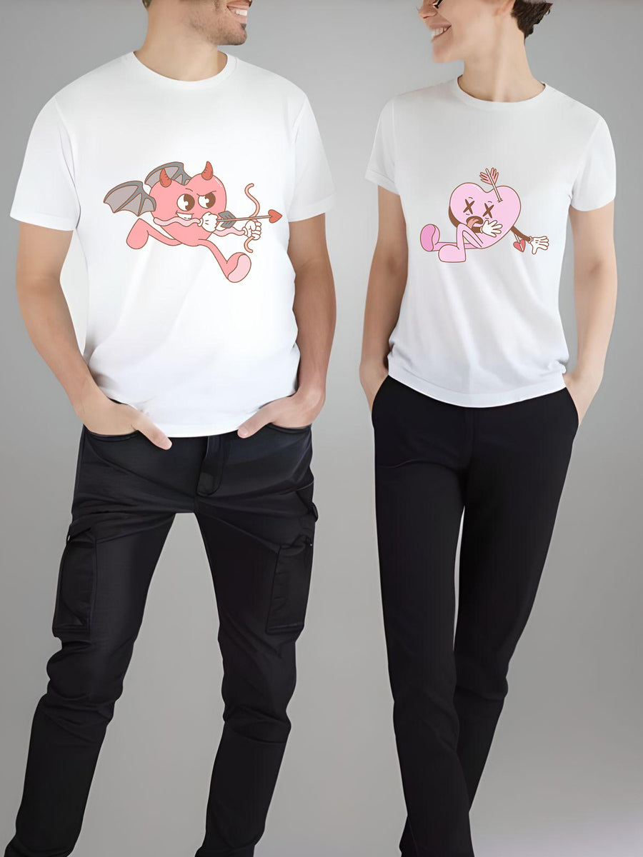 Set-tricouri-cuplu-premium-hay-creations-valentines-day-ziua-indragostitilor-couple-goals-devil-cupid-albe