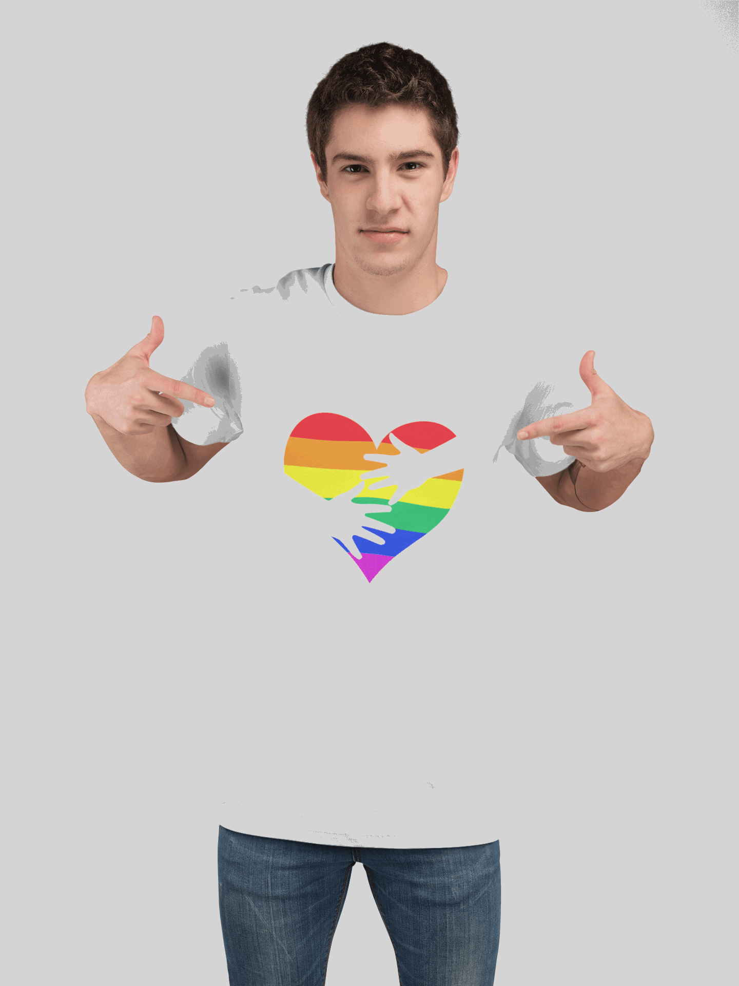 tricou bumbac organic lgbt together