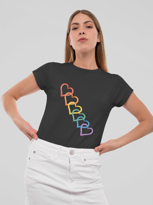 tricou bumbac premium lgbt chained in love