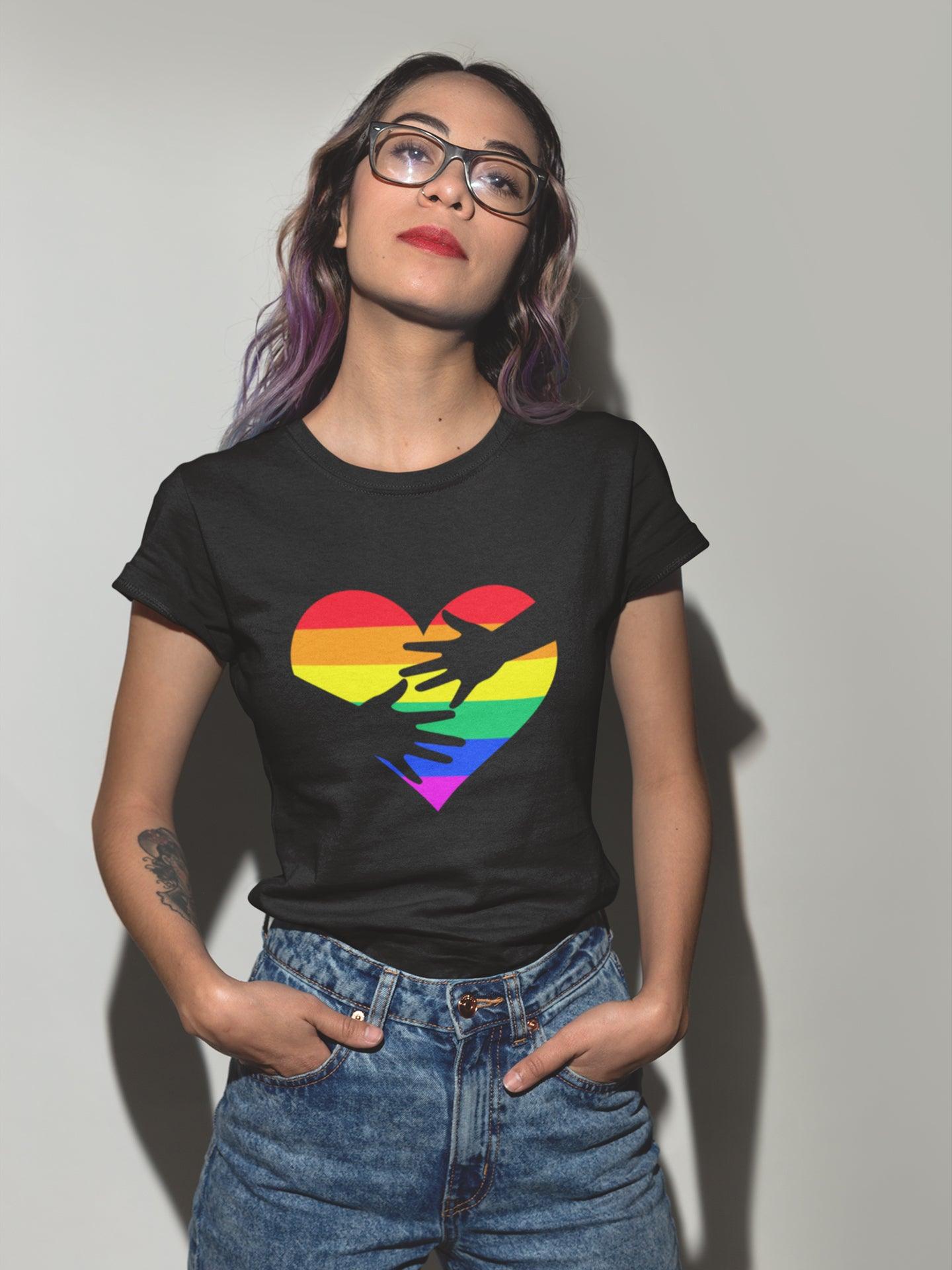 tricou bumbac organic lgbt together