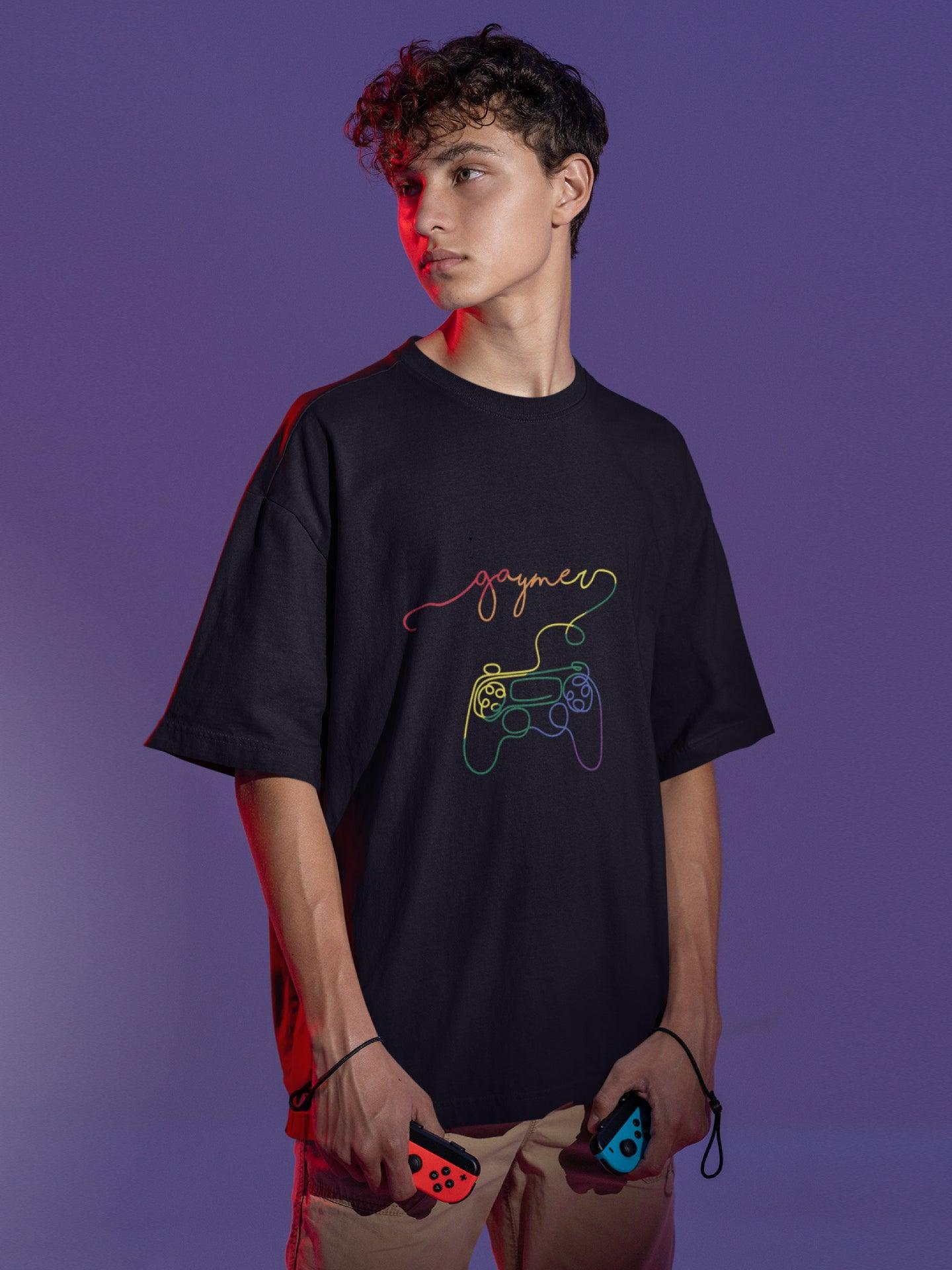 tricou bumbac organic lgbt gaymer hay creations