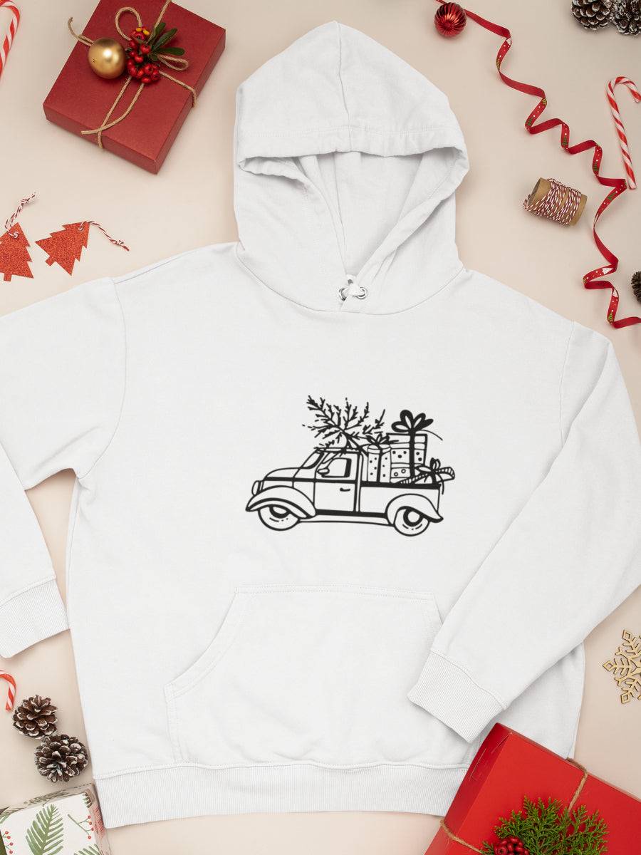 hanorac_bumbac_organic_premium_vegan_cadou_Craciun_Secret_Santa-Christmas-truck_ALB