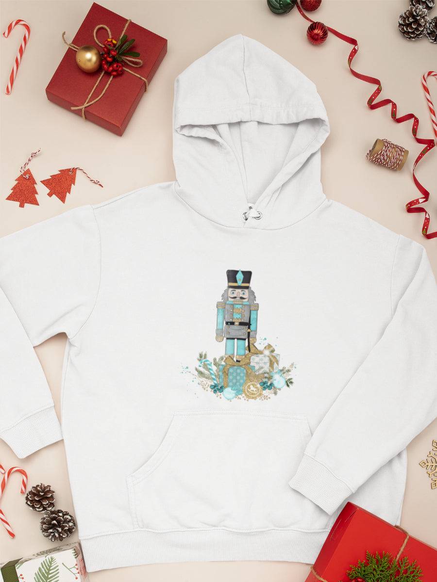 hanorac_bumbac_organic_premium_vegan_cadou_Craciun_Secret_Santa_Nutcracker-alb