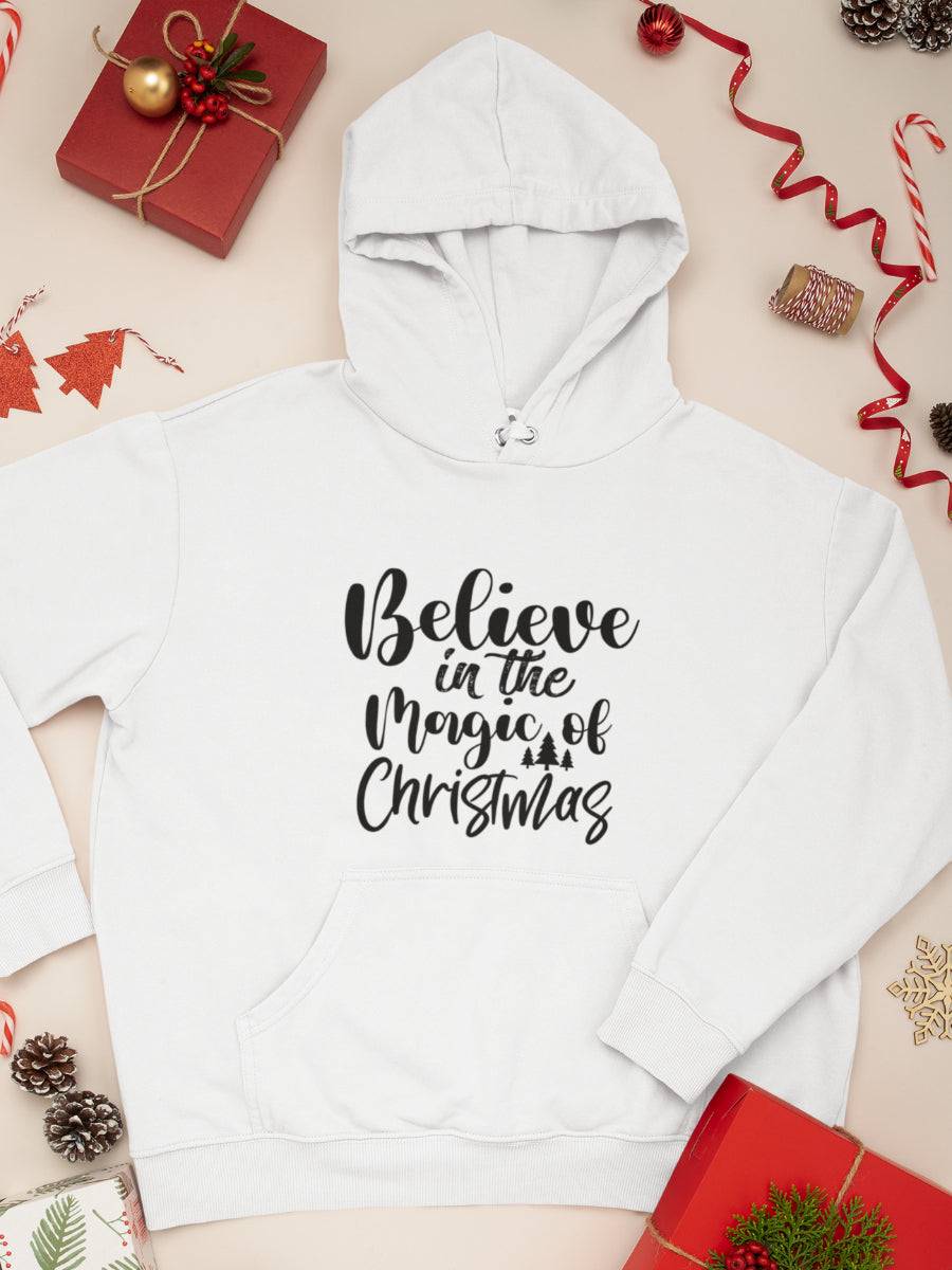hanorac_bumbac_organic_premium_vegan_cadou_Craciun_Secret_Santa-believe-in-the-magic-of-Christmas-alb
