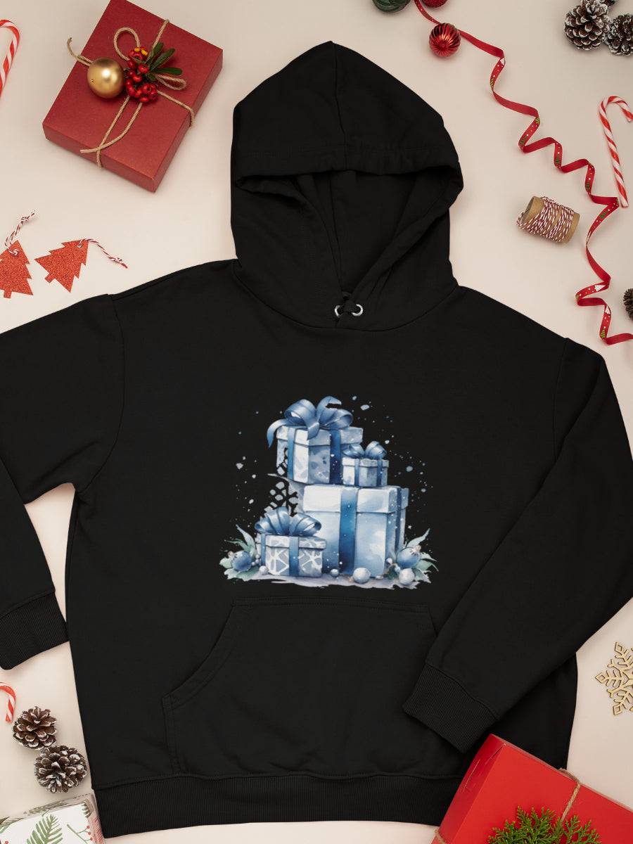 hanorac_bumbac_organic_premium_vegan_cadou_Craciun_Secret_Santa-blue-Christmas-negru