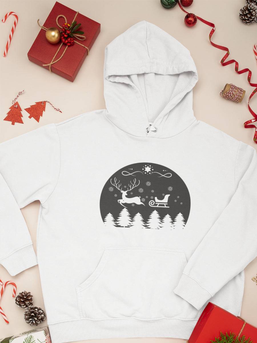 hanorac_bumbac_organic_premium_vegan_cadou_Craciun_Secret_Santa_is-coming-alb