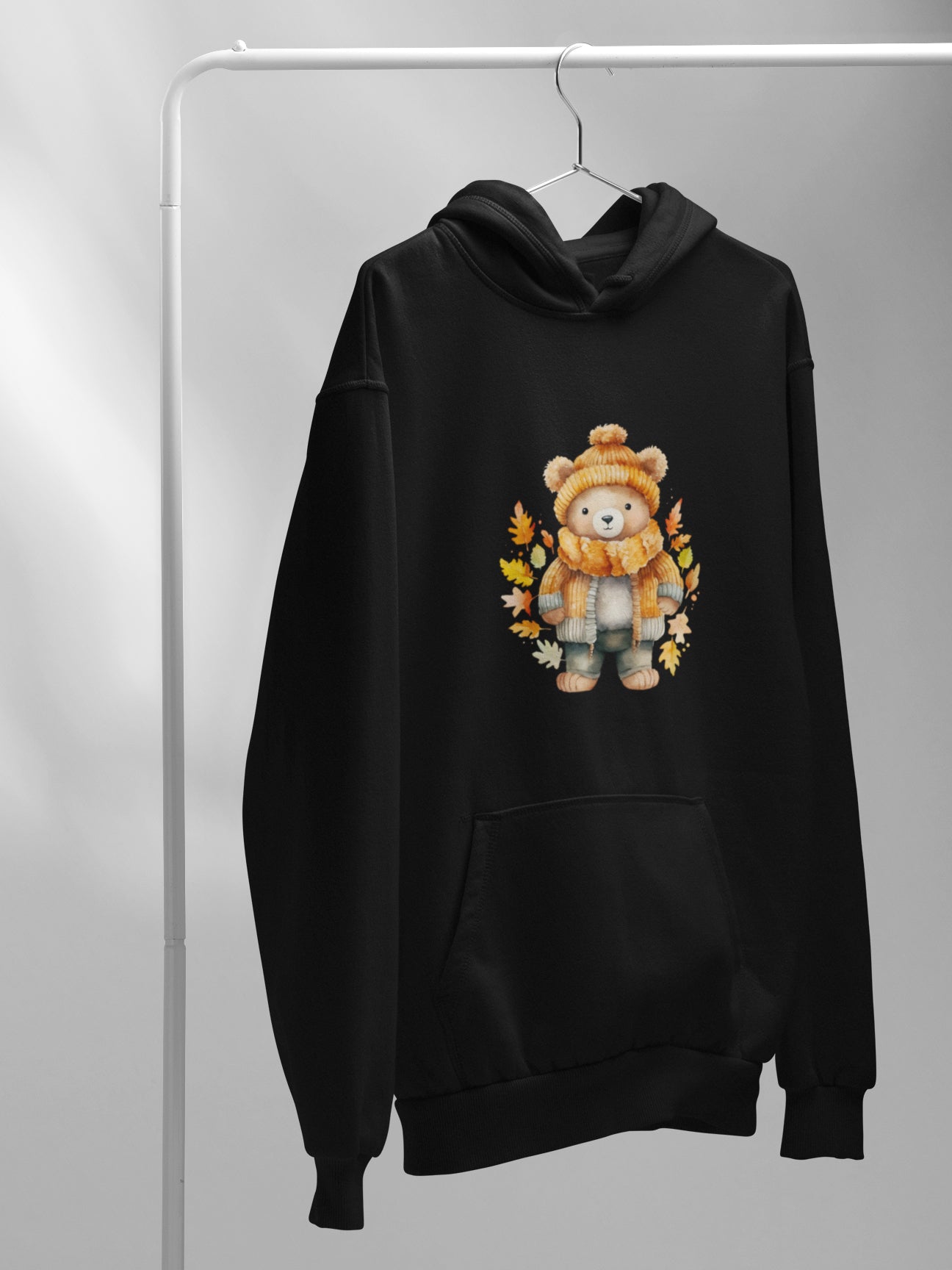 hanorac-bumbac-premium-organic-vegan-toamna-autumn-femei-hay-creations-hoodie-bear-style-negru