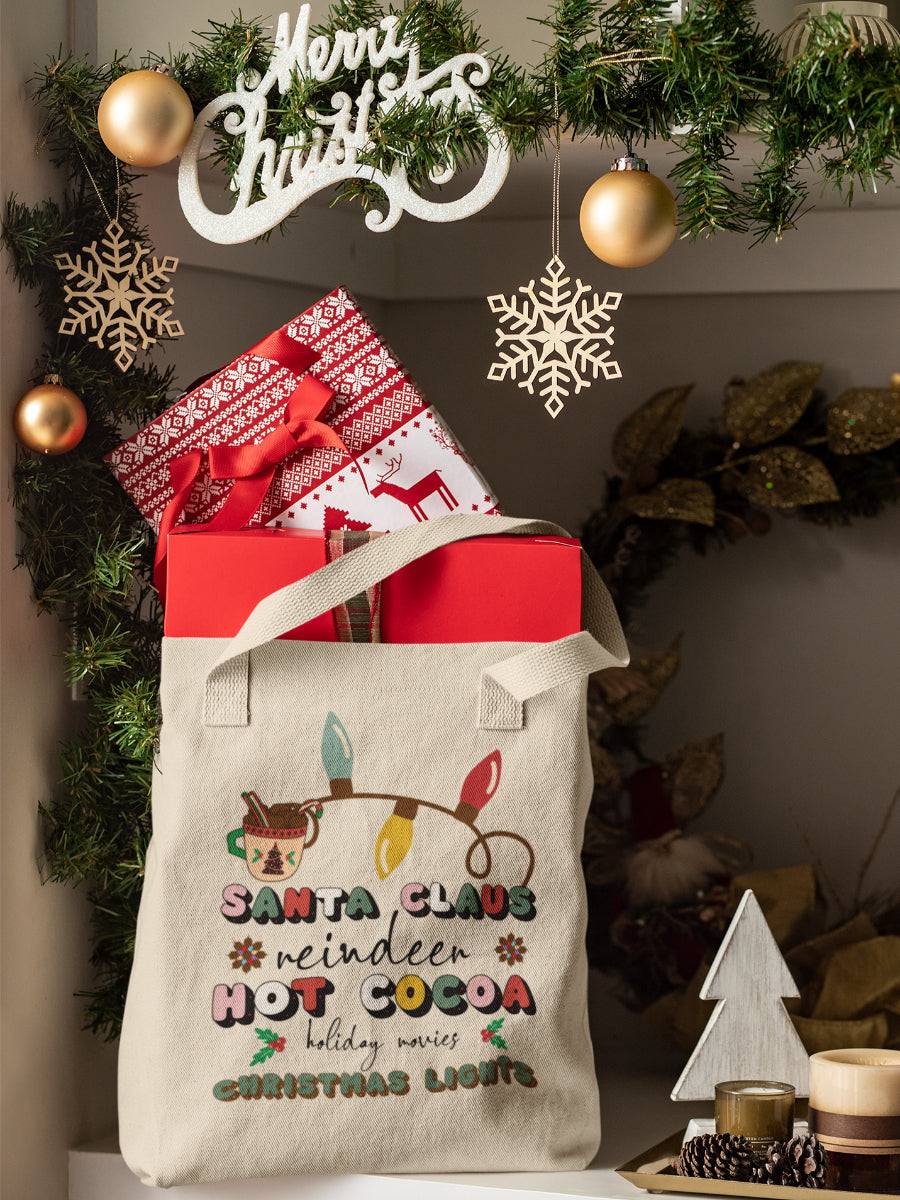 sacosa_textila_bumbac_organic_premium_vegan_cadou_Craciun_Secret_Santa_reindeer-movies-cocoa-lights