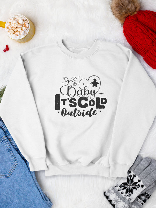    sweatshirt_bumbac_organic_premium_vegan_cadou_Craciun_Secret_Santa-baby-its-cold-outside-alb_bluza_craciun