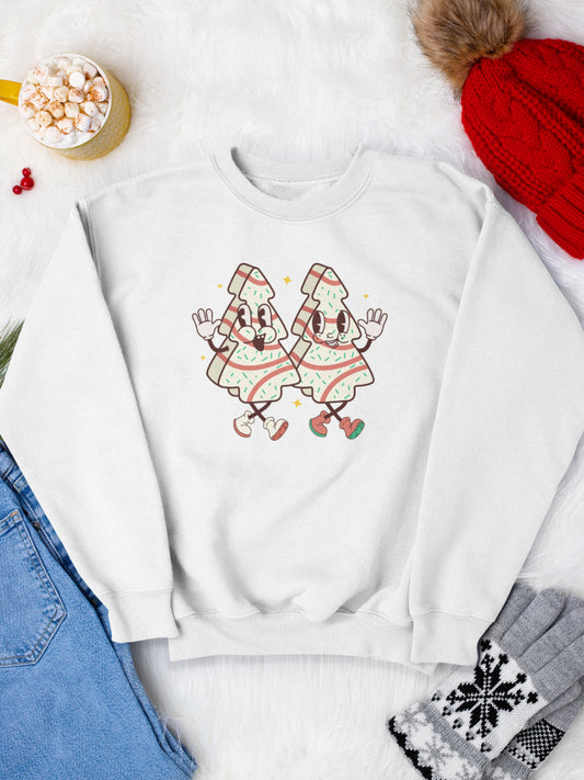    sweatshirt_bumbac_organic_premium_vegan_cadou_Craciun_Secret_Santa_ginger-trees-alb_bluza_craciun