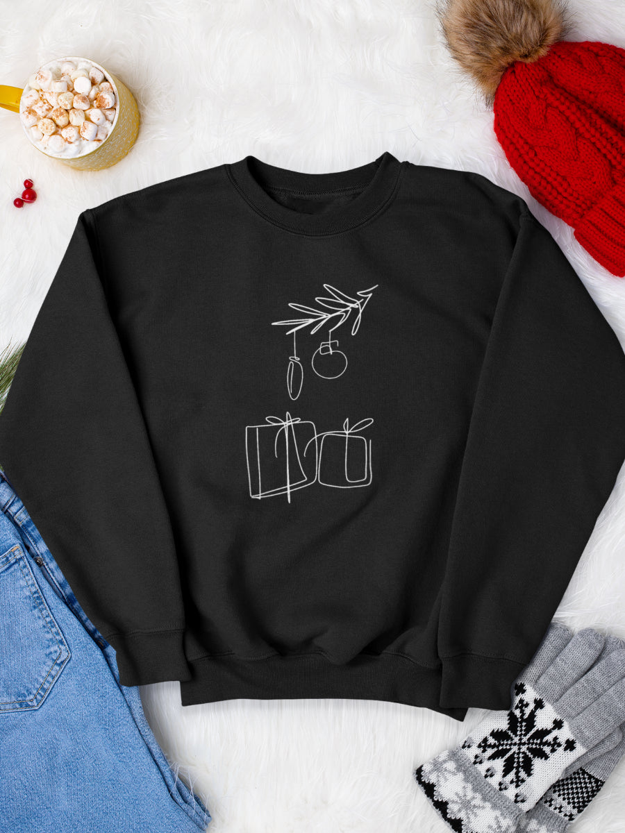 sweatshirt_bumbac_organic_premium_vegan_cadou_Craciun_Secret_Santa_xmas_gifts_negru_bluza_craciun