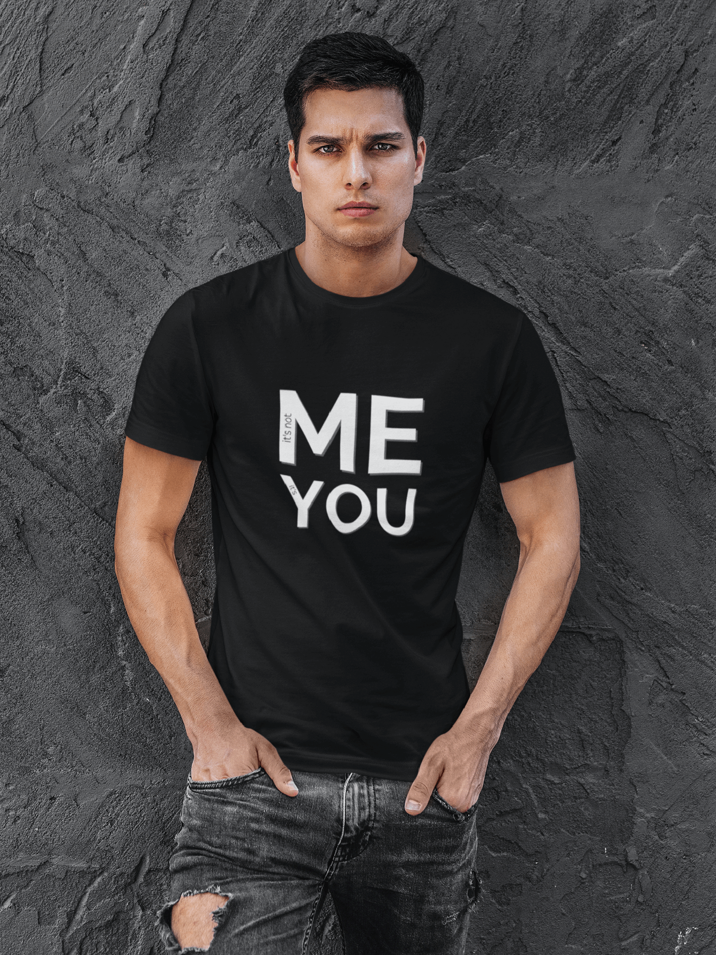 tricou-barbati-bumbac-organic-premium-its-not-me-its-you-hay-creations-negru