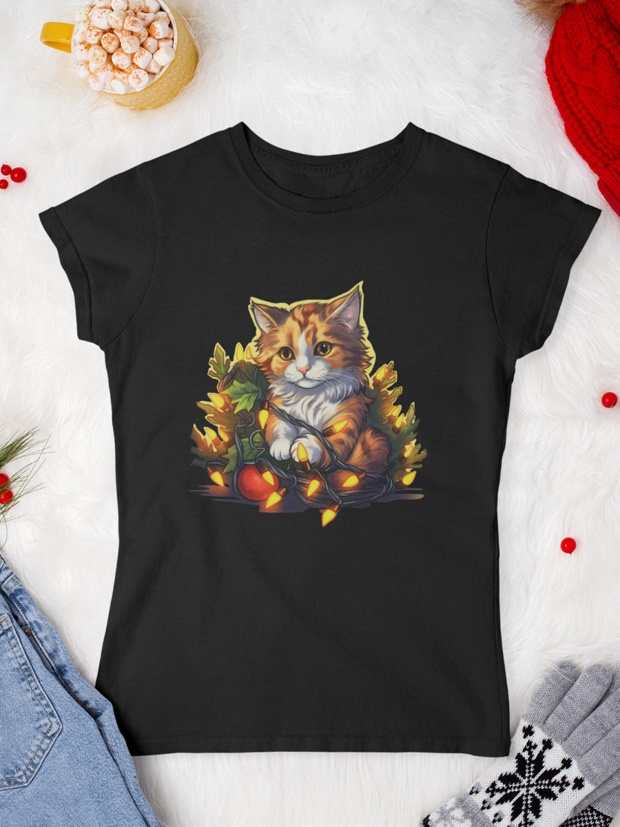 tricou_Craciun_pisici_pisica_bumbac_organic_femei_HAY_Creations_cadou_busted-cat-negru