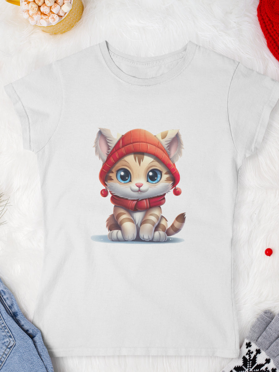tricou_Craciun_pisici_pisica_bumbac_organic_femei_HAY_Creations_cadou_kitty-it_s-cold-outside-negru