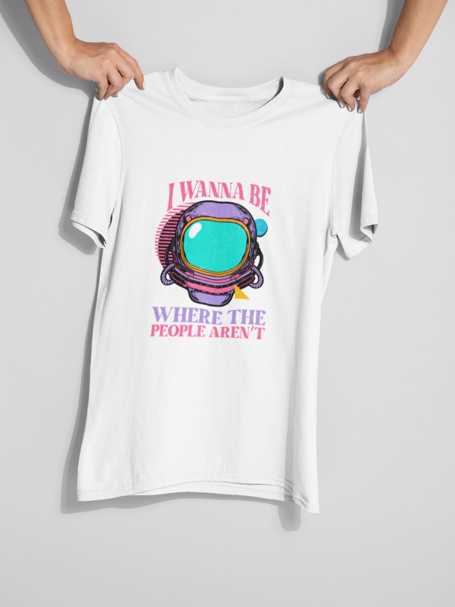 tricou_bumbac_organic_premium_cadou_hay_creations_nostalgia_i_wanna_be_where_people_arent_unisex_barbati_alb
