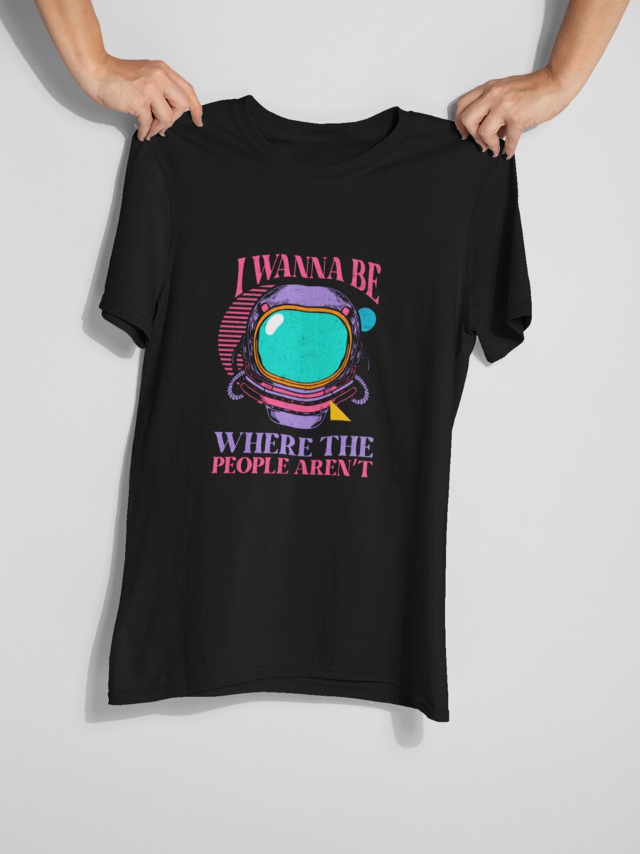 tricou_bumbac_organic_premium_cadou_hay_creations_nostalgia_i_wanna_be_where_people_arent_unisex_barbati_negru