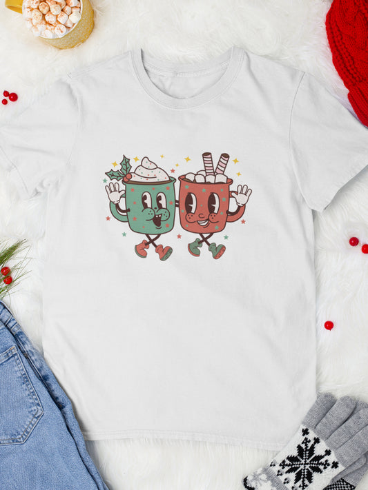     tricou_bumbac_organic_premium_vegan_cadou_Craciun_Secret_Santa-_sip-sip-hooray-its-Christmas-day-unisex-barbati-alb