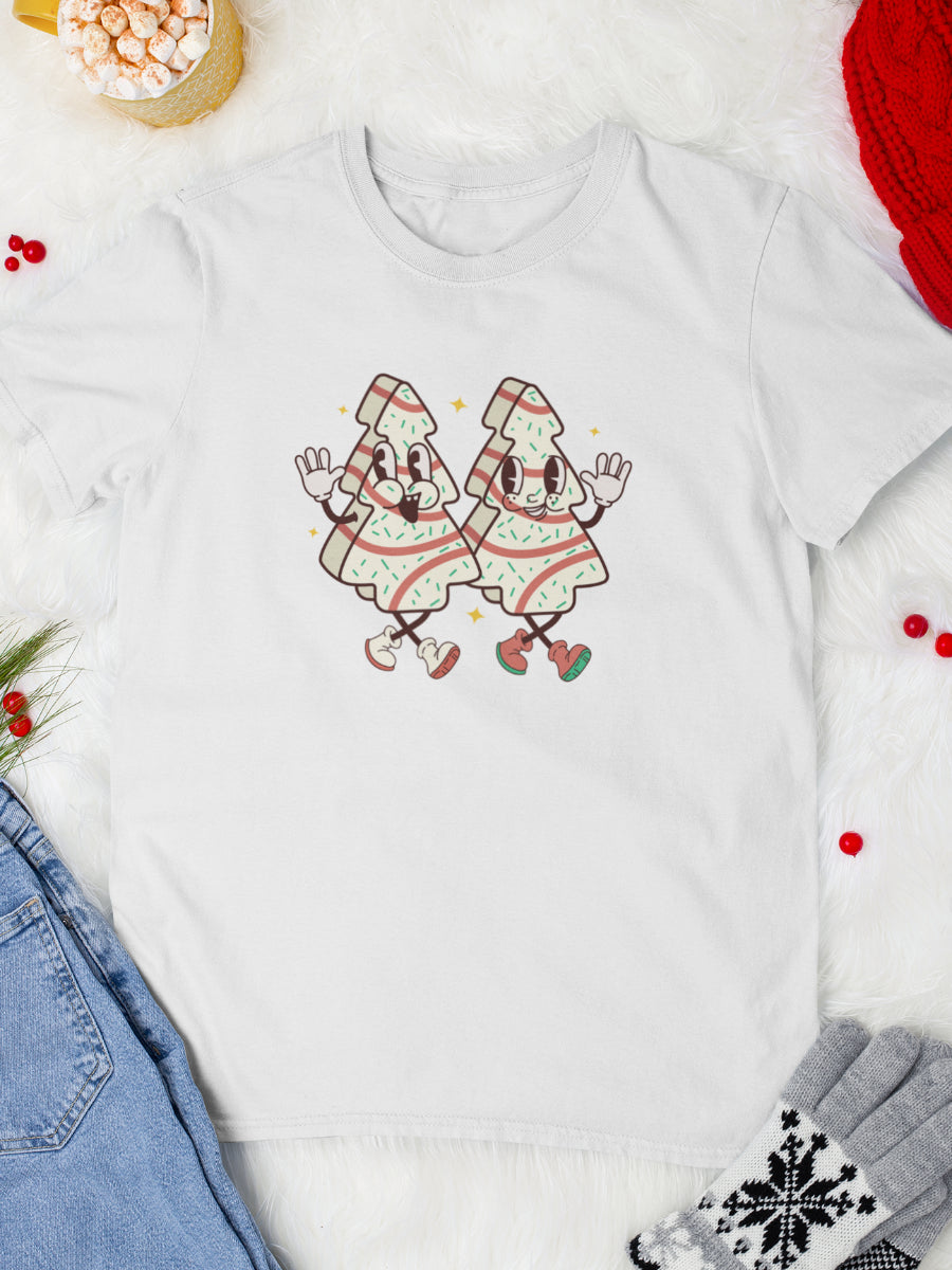 tricou_bumbac_organic_premium_vegan_cadou_Craciun_Secret_Santa-ginger-trees-alb-unisex-barbati