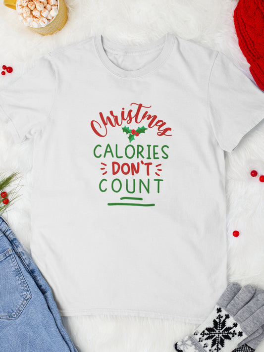        tricou_bumbac_organic_premium_vegan_cadou_Craciun_Secret_Santa_Christmas-calories-dont-count-alb-unisex-barbati