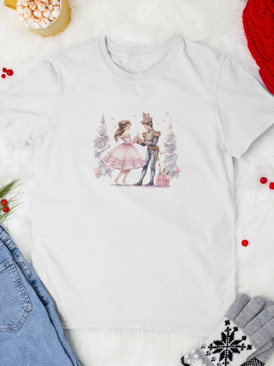     tricou_bumbac_organic_premium_vegan_cadou_Craciun_Secret_Santa_Christmas-couple-alb-unisex-barbati