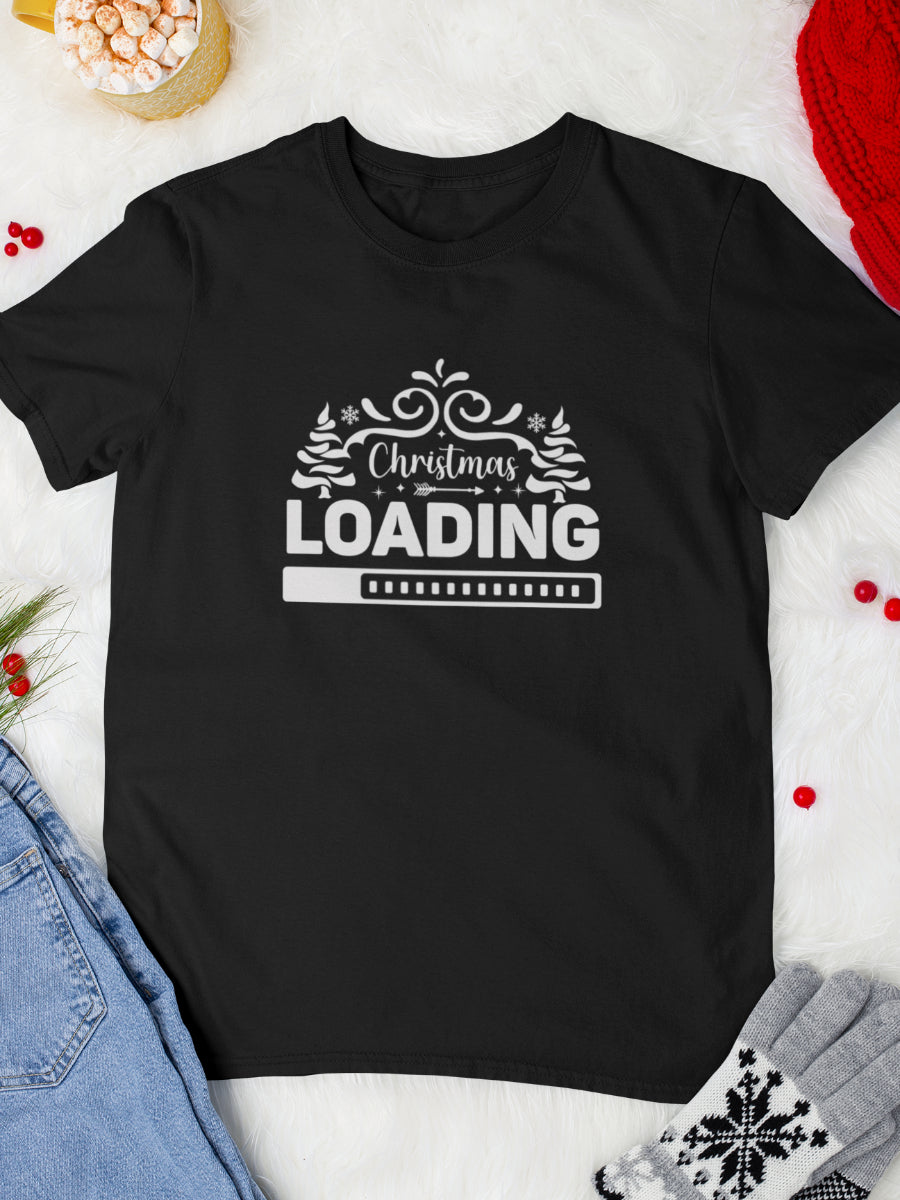     tricou_bumbac_organic_premium_vegan_cadou_Craciun_Secret_Santa_Christmas-loading-negru-unisex-barbati