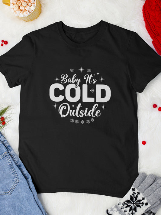 tricou_bumbac_organic_premium_vegan_cadou_Craciun_Secret_Santa_baby-its-cold-outside-negru-unisex-barbati