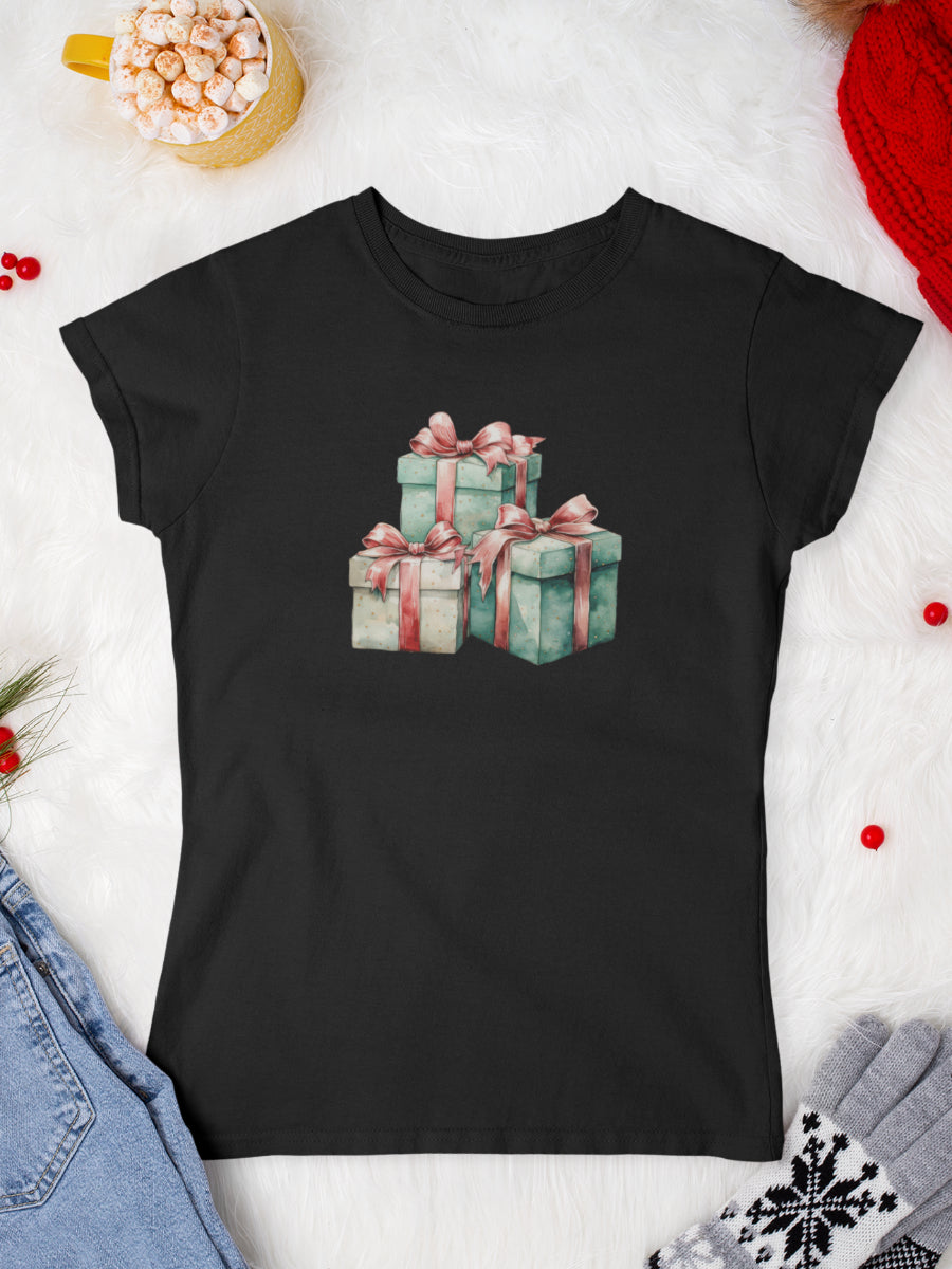     tricou_bumbac_organic_premium_vegan_cadou_Craciun_Secret_Santa_femei_pretty_gifts_negru