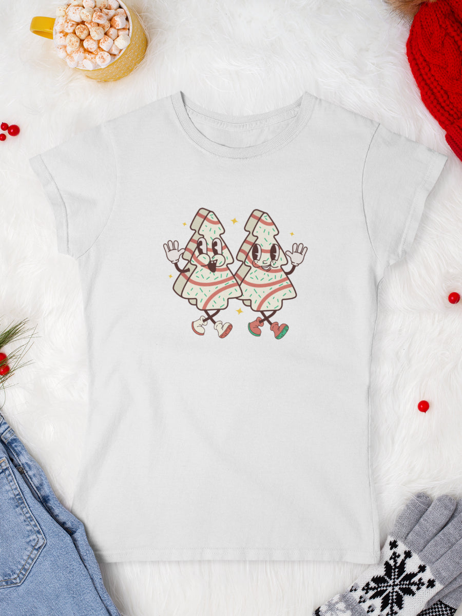     tricou_bumbac_organic_premium_vegan_cadou_Craciun_Secret_Santa_ginger-trees-alb-femei