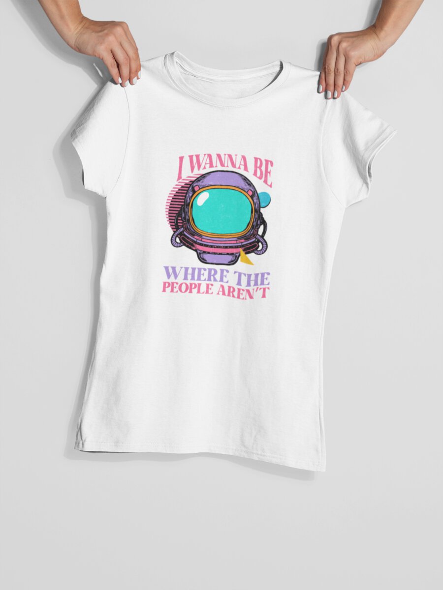 tricou_bumbac_organic_premium_vegan_cadou_hay_creations_nostalgia_i_wanna_be_where_people_arent_femei_alb