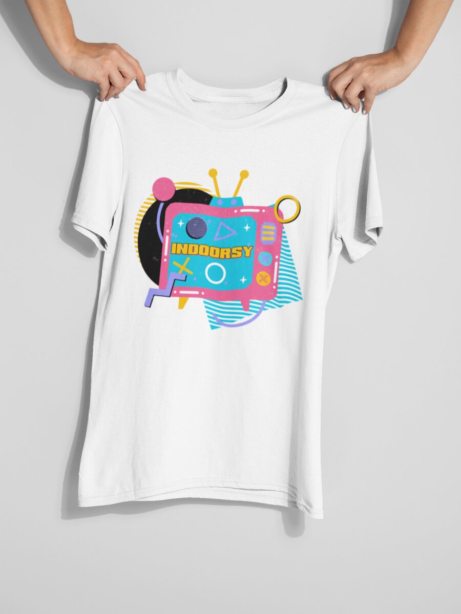 tricou_bumbac_organic_premium_vegan_cadou_hay_creations_nostalgia_indoorsy_barbati_unisex_alb