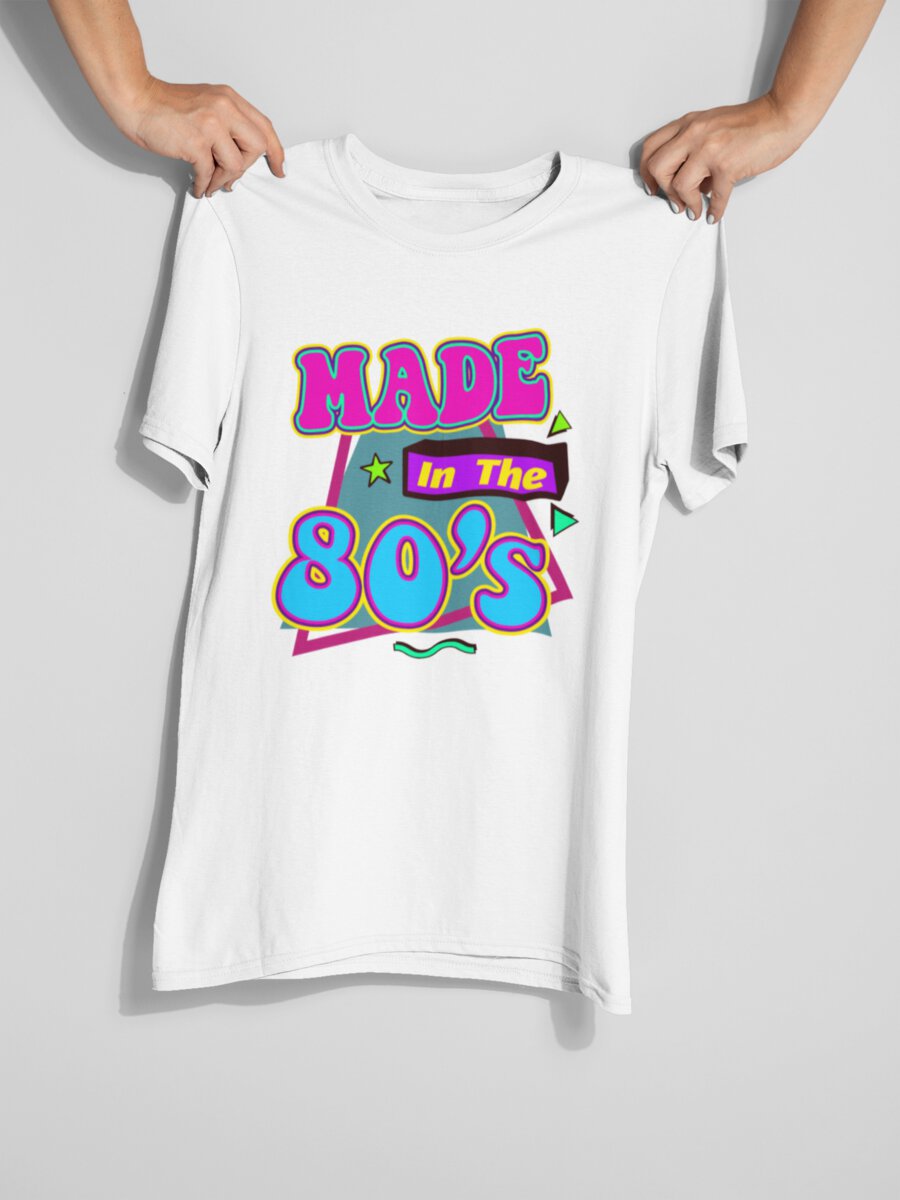 tricou_bumbac_organic_premium_vegan_cadou_hay_creations_nostalgia_made_in_the_80s_barbati_unisex_alb