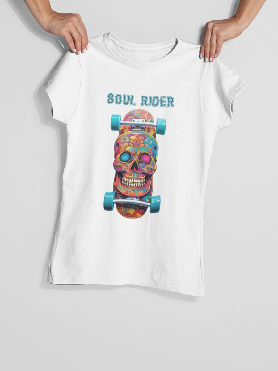 ricou_bumbac_organic_premium_vegan_cadou_hay_creations_nostalgia_soul_rider_femei_alb