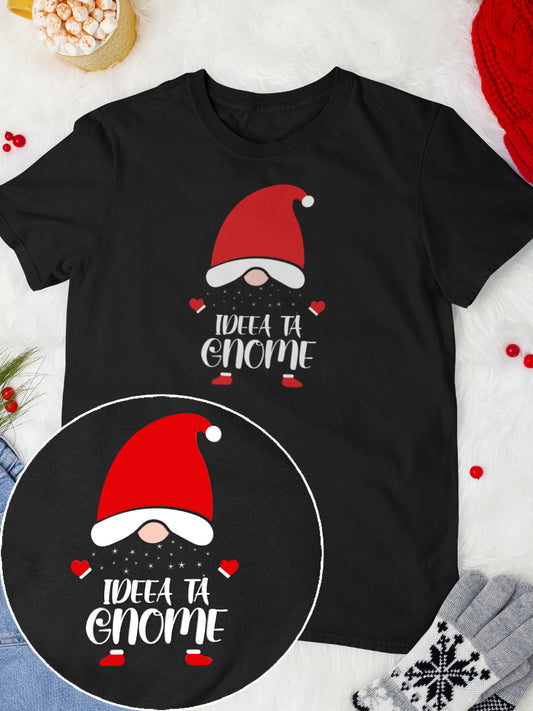     tricou_personalizat_bumbac_organic_premium_vegan_cadou_Craciun_Secret_Santa_personalizeaza_gnomul_barbati_unisex_negru_mare