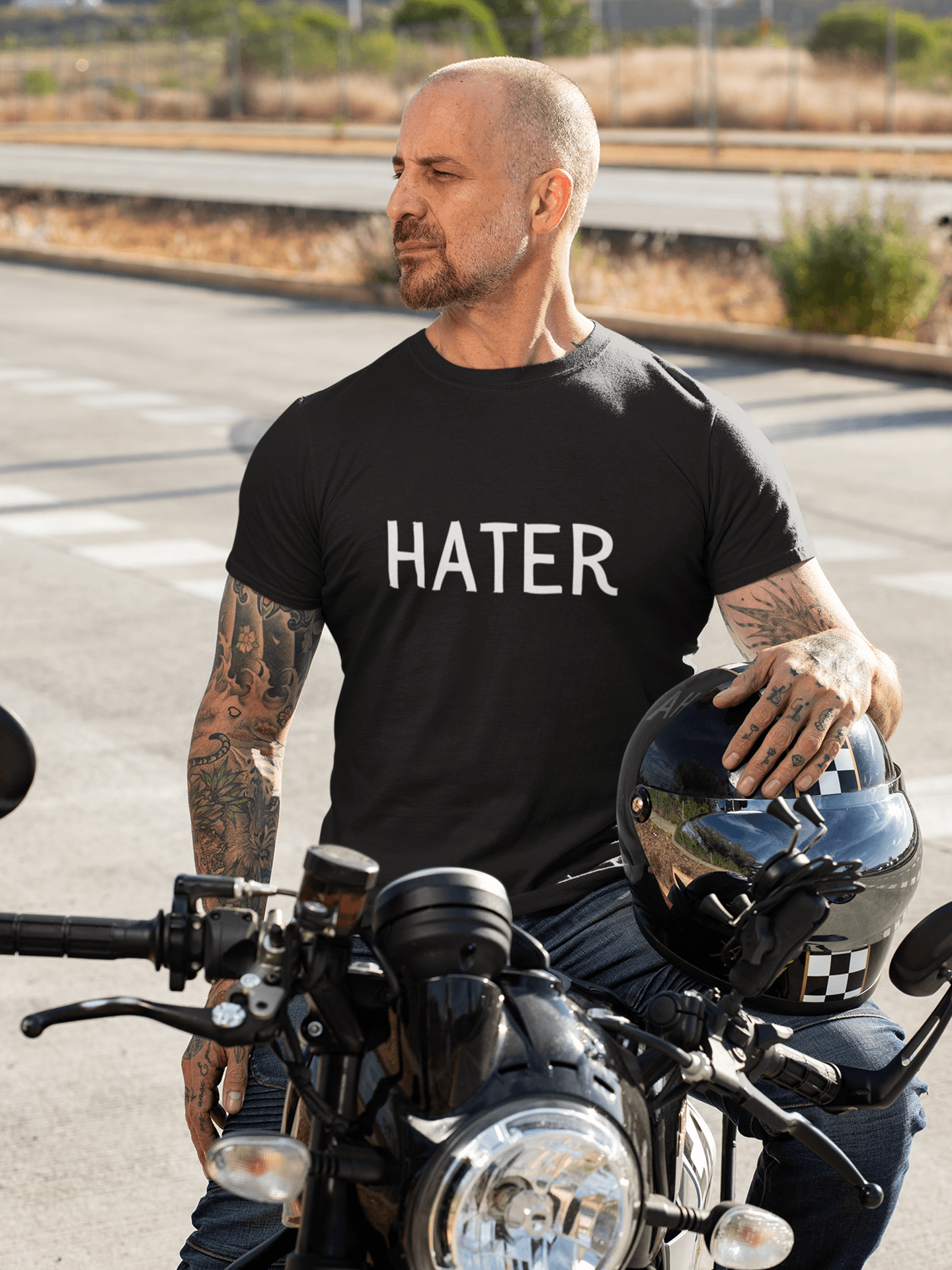 tricou barbati bumbac organic hater