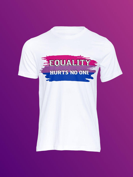 tricou lgbt equality hurts no one bisexual flag steag bisexual