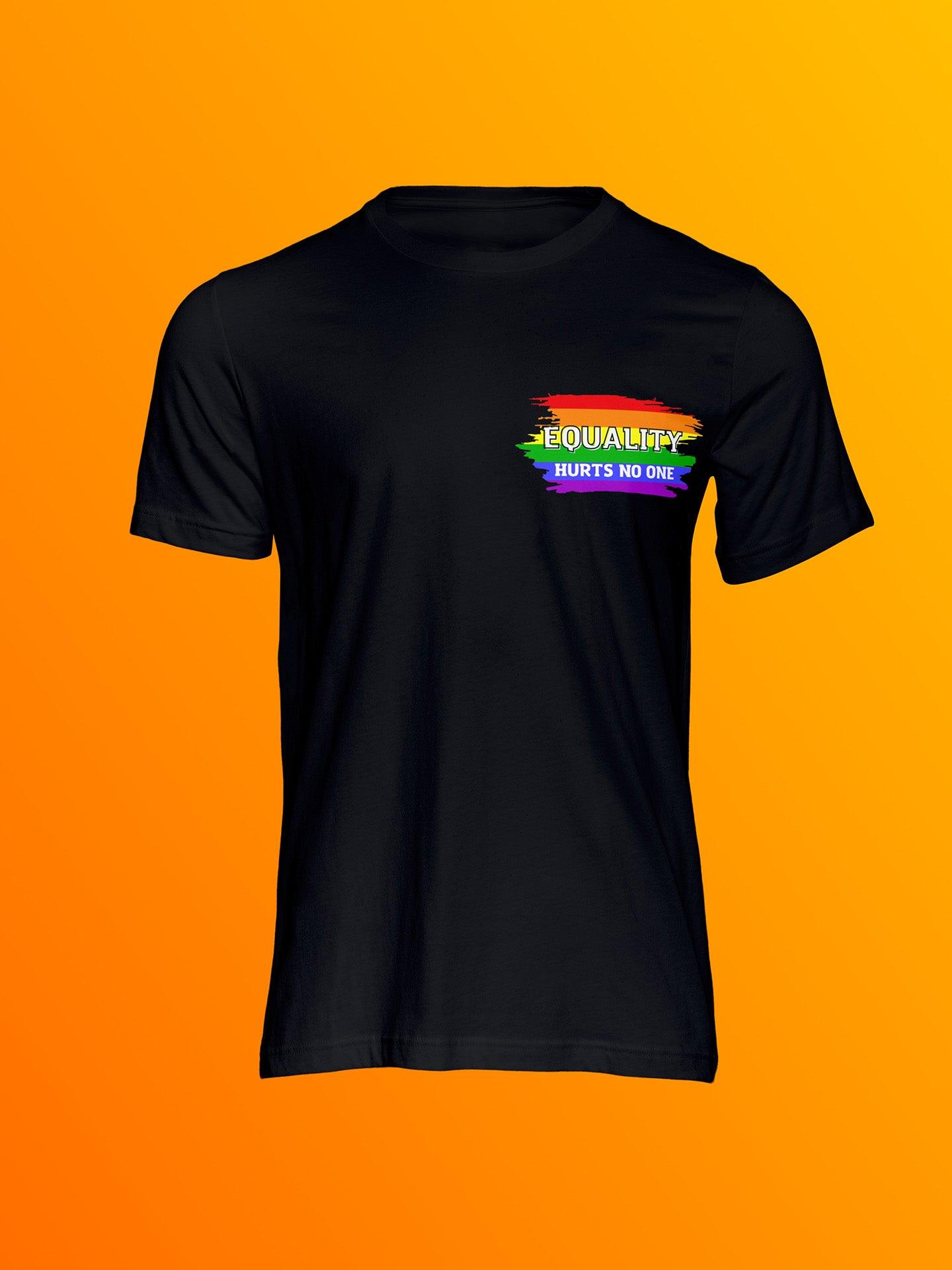 tricou lgbt equality hurts no one rainbow flag