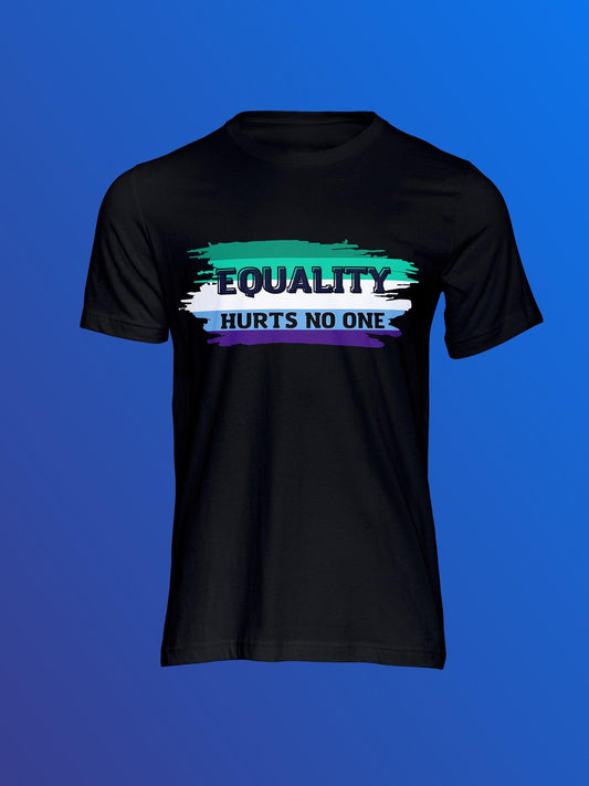 tricou lgbt equality hurts no one gay men flag